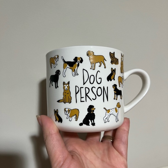 Charming Dog Person Mug - White and Brown - Picture 2 of 5